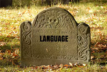 Death of a language