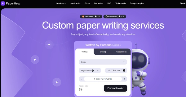 PaperHelp Website