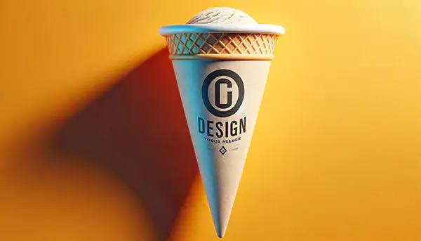 Printed paper cones