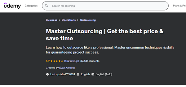 Master Outsourcing 