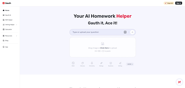 AI homework helper