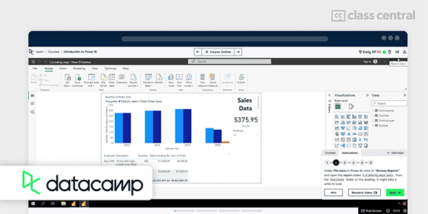 introduction to power bi by datacamp