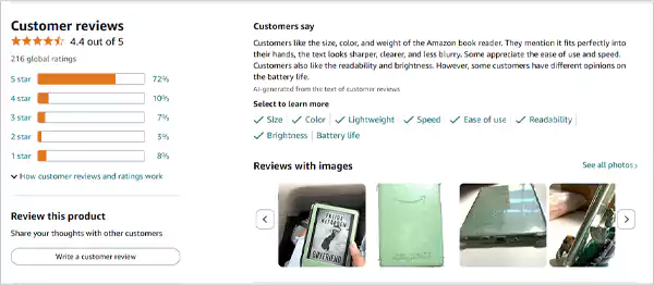 Kindle Reviews