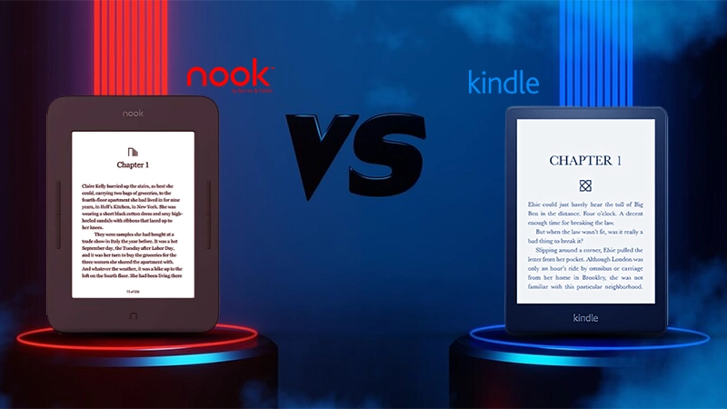 nook vs kindle