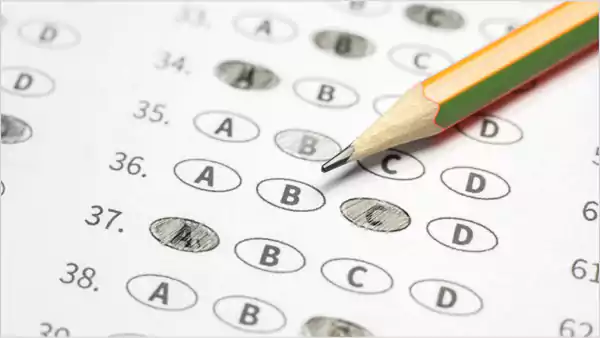 Filled OMR of PSAT