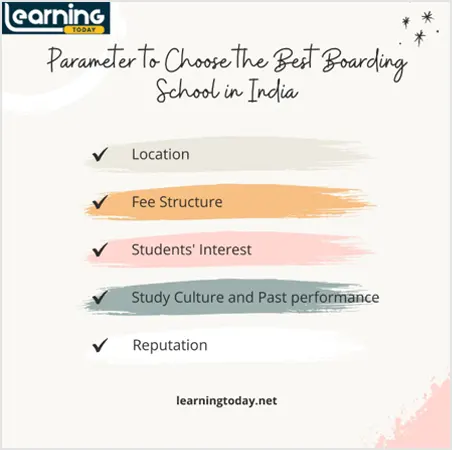 Parameters to choose the best boarding schools in India