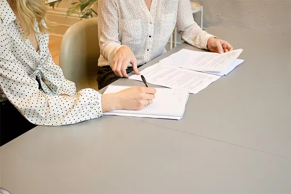 Corporate Lawyers Drafting Documents