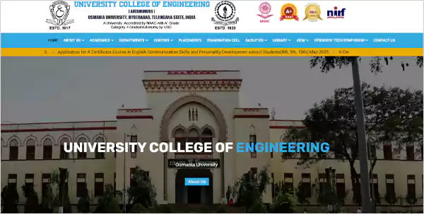 University College of Engineering Osmania University