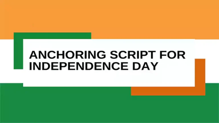 d-Anchoring Script for Independence Day