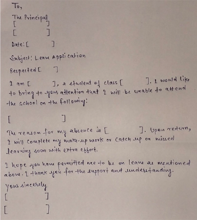 Leave Application for Schools