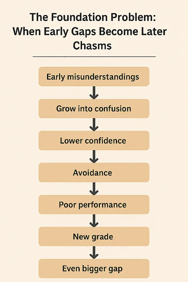 How early gaps become later chasms