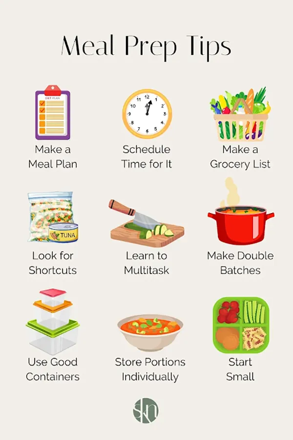 Meal prep tips